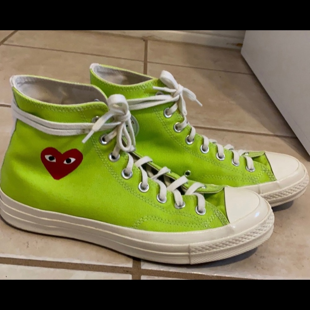 Comme De Garcons Lime Green